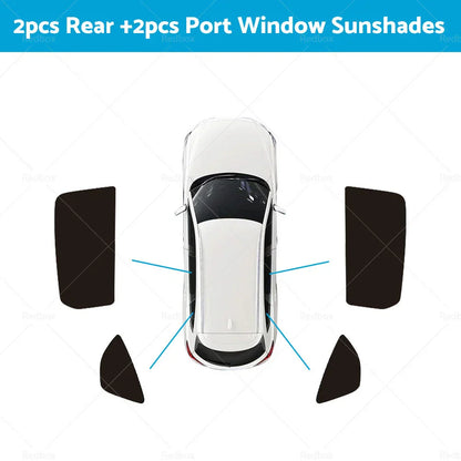 Magnetic Car Window Sun Shade Mesh for Mazda CX-8 2018-2023