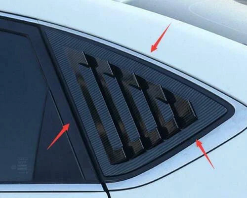 Carbon Fiber / Window Louver Vent Cover for Nissan Sentra Sedan (2013–2019)
