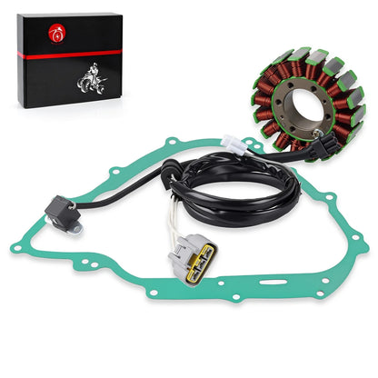2 x Stator & Gasket for Yamaha Grizzly Kodiak 700 (2010–2023)