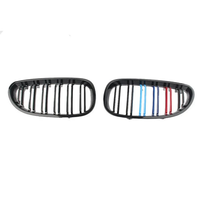 Upper Mesh Grille for BMW E60 E61 5 Series (2003-2010) Gloss Black