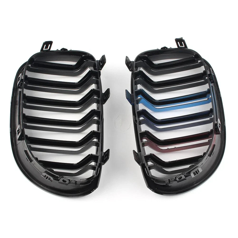 Upper Mesh Grille for BMW E60 E61 5 Series (2003-2010) Gloss Black