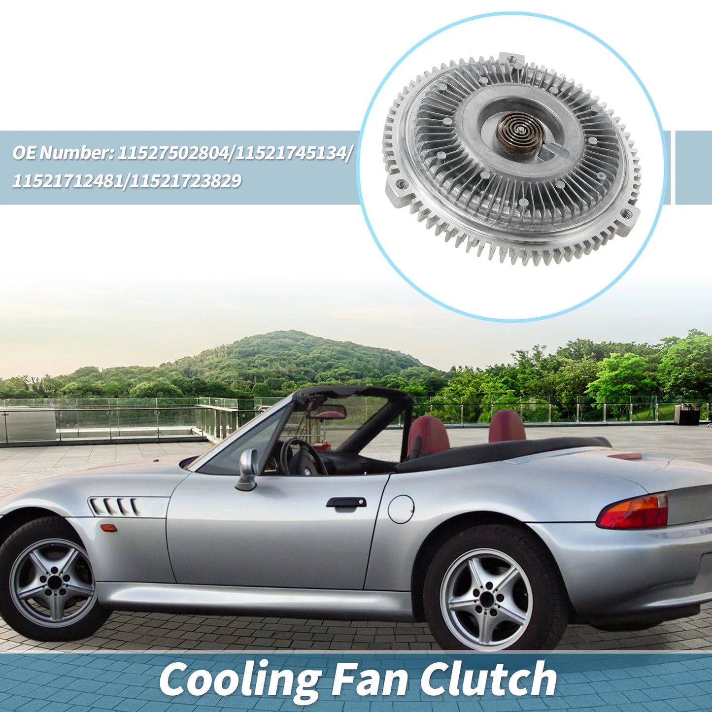 Fan Clutch Engine for BMW 323ci 2000 E46 2.5L