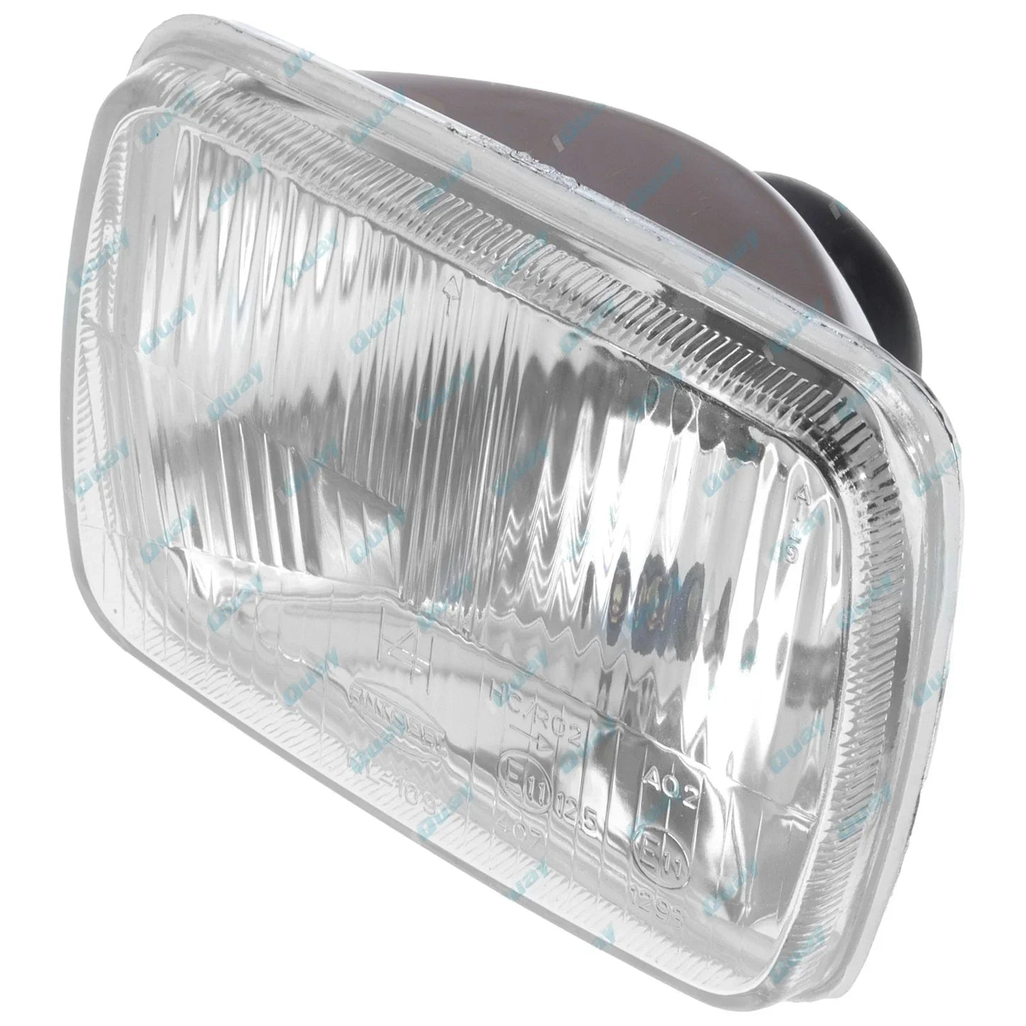 7" x 5" Rectangular Semi Sealed Beam Glass Headlight Pair