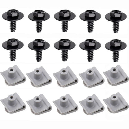 Fender Liner Bumper Cover Splash Shield Screws for Mazda 2 3 5 6 CX-3 CX-5 CX-9 (2007-2023)
