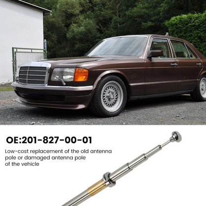 1PC Power Antenna Mast for W124 W126 W201 C107 R107