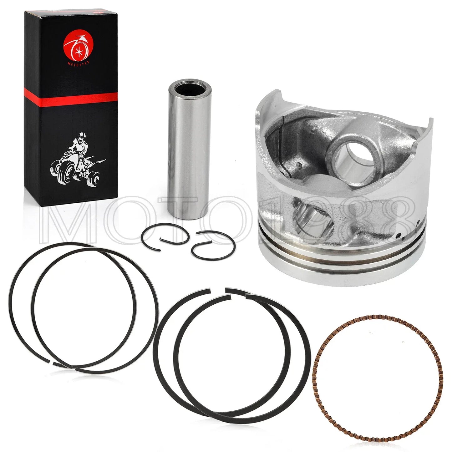 Piston & Ring Gasket Seal Rebuild Kit for YAMAHA Golf Cart G14 (1995–1996)