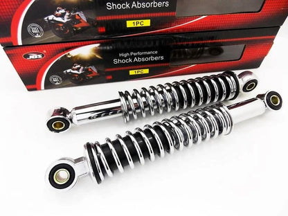 270mm Chrome Rear Shock Absorbers for Honda MR50 Elsinore (1974-1975)