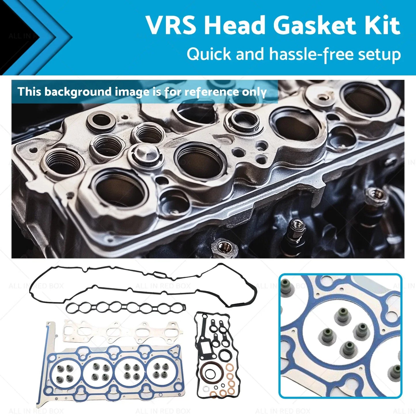 VRS Head Gasket Kit for Hyundai Santa Fe CM DM D4HB 2.2L Diesel (2009)