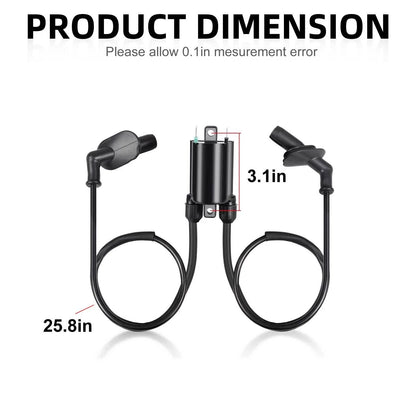 3 x Ignition coil cap + Sub-wire for Honda Gold Wing GL1500 (1988–2000)