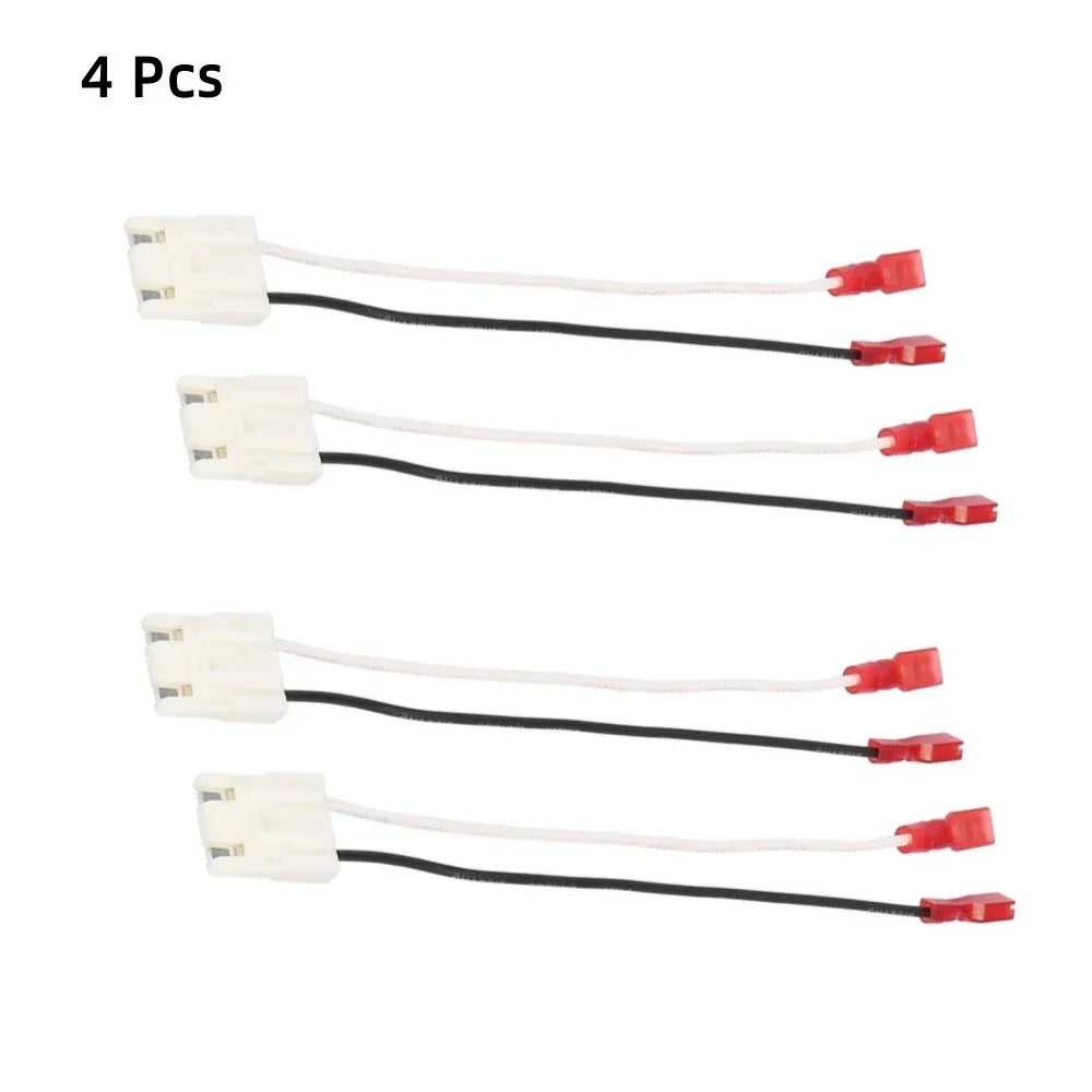 4 Pcs Speaker Connector Harness Wiring Adapter for Dodge Ram Pickup Jeep