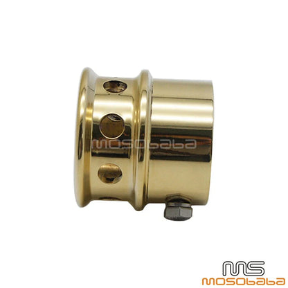 1-7/8" Brass Drilled Exhaust Tip for Harley Softail Standard FXST