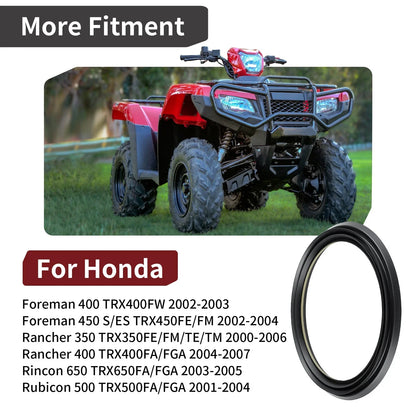 Front Brake Drum Dust Seal for Honda Rancher 350 400 Rincon 650 (2000–2006)