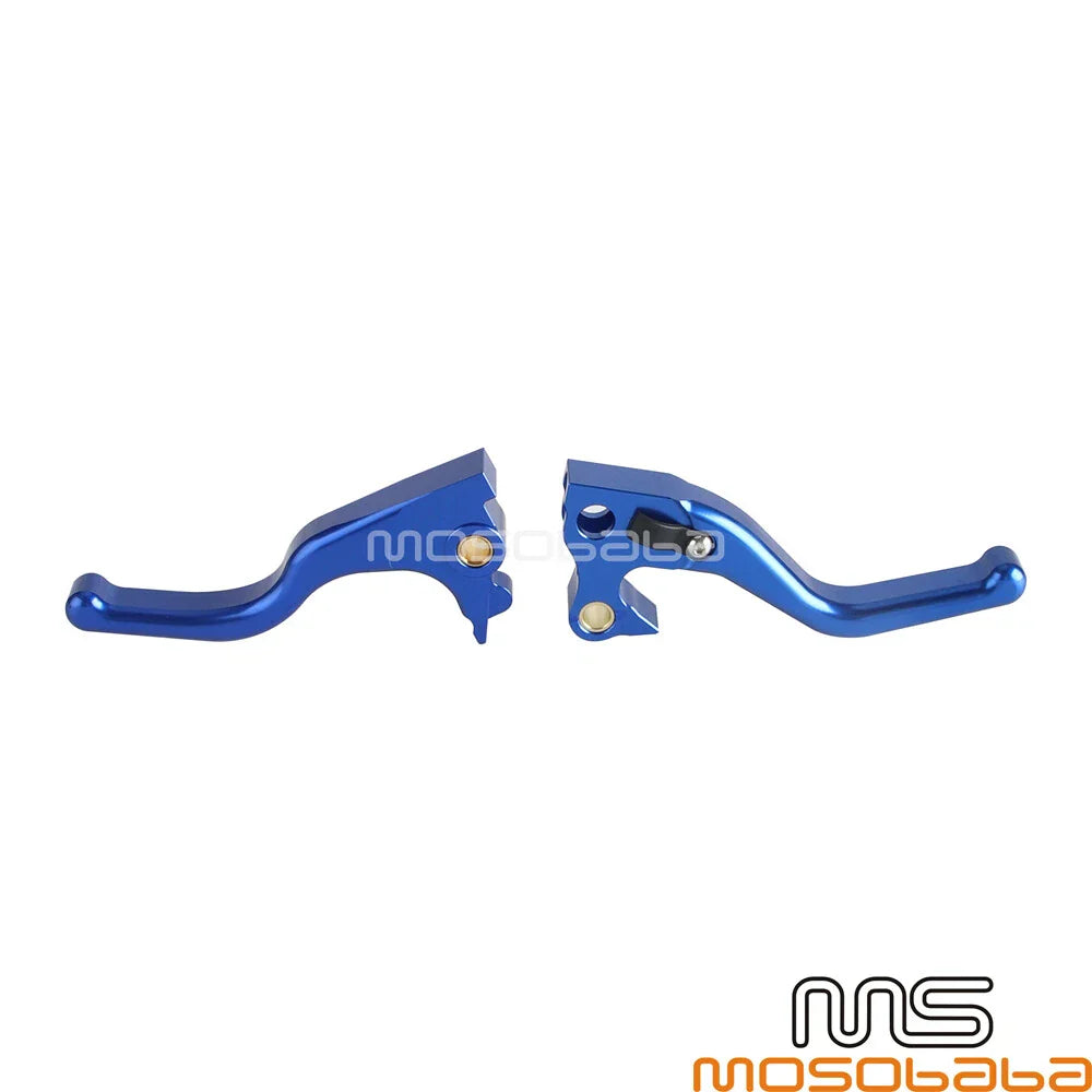 3 Finger 5.3'' Brake & Clutch Levers  Blue for Harley Sportster (2007-2023)