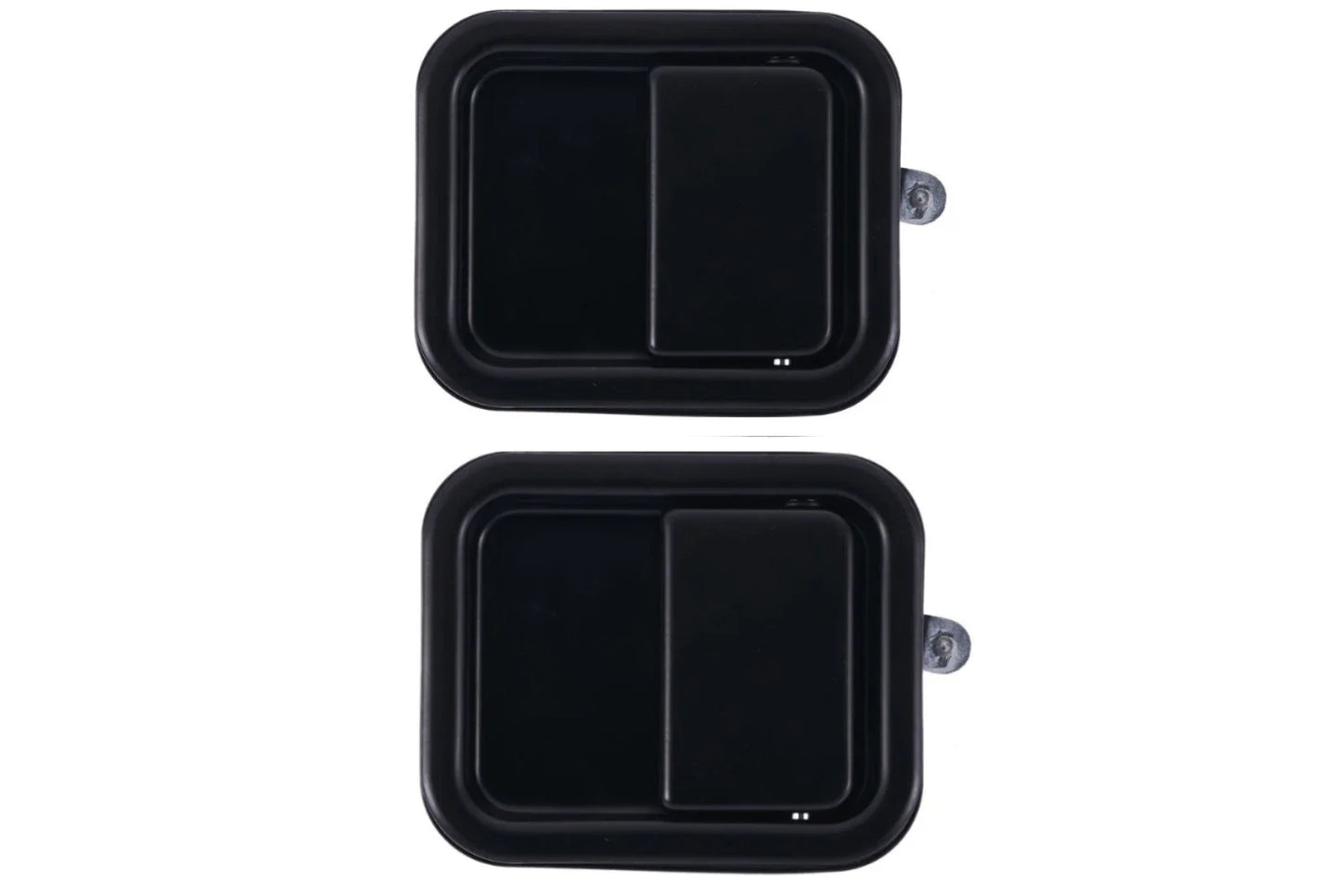 2 x Front LH+RH Black Outer Door Handle for Jeep Wrangler TJ (1997–2006)