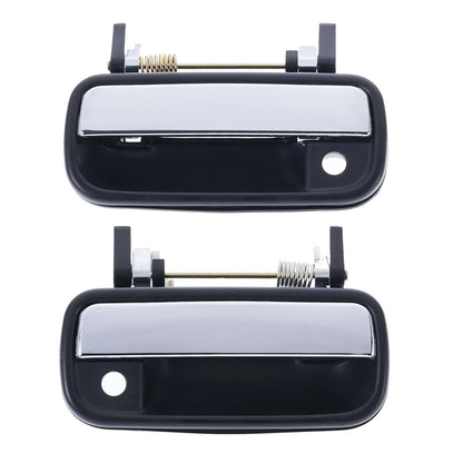 2 x Front Left + Right Door Handle Outer Chrome for Toyota Hilux (1988–1997)