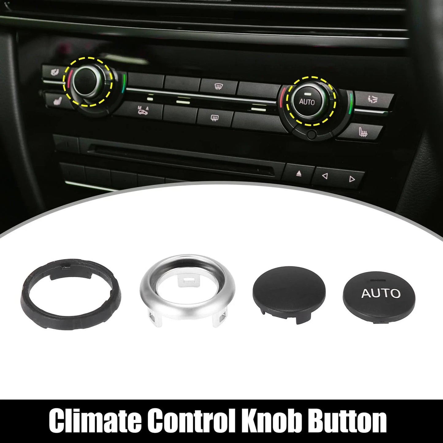 Repair Kit AC Knob Climate Control Switch Button for BMW 5/6/7 Series X5/X6