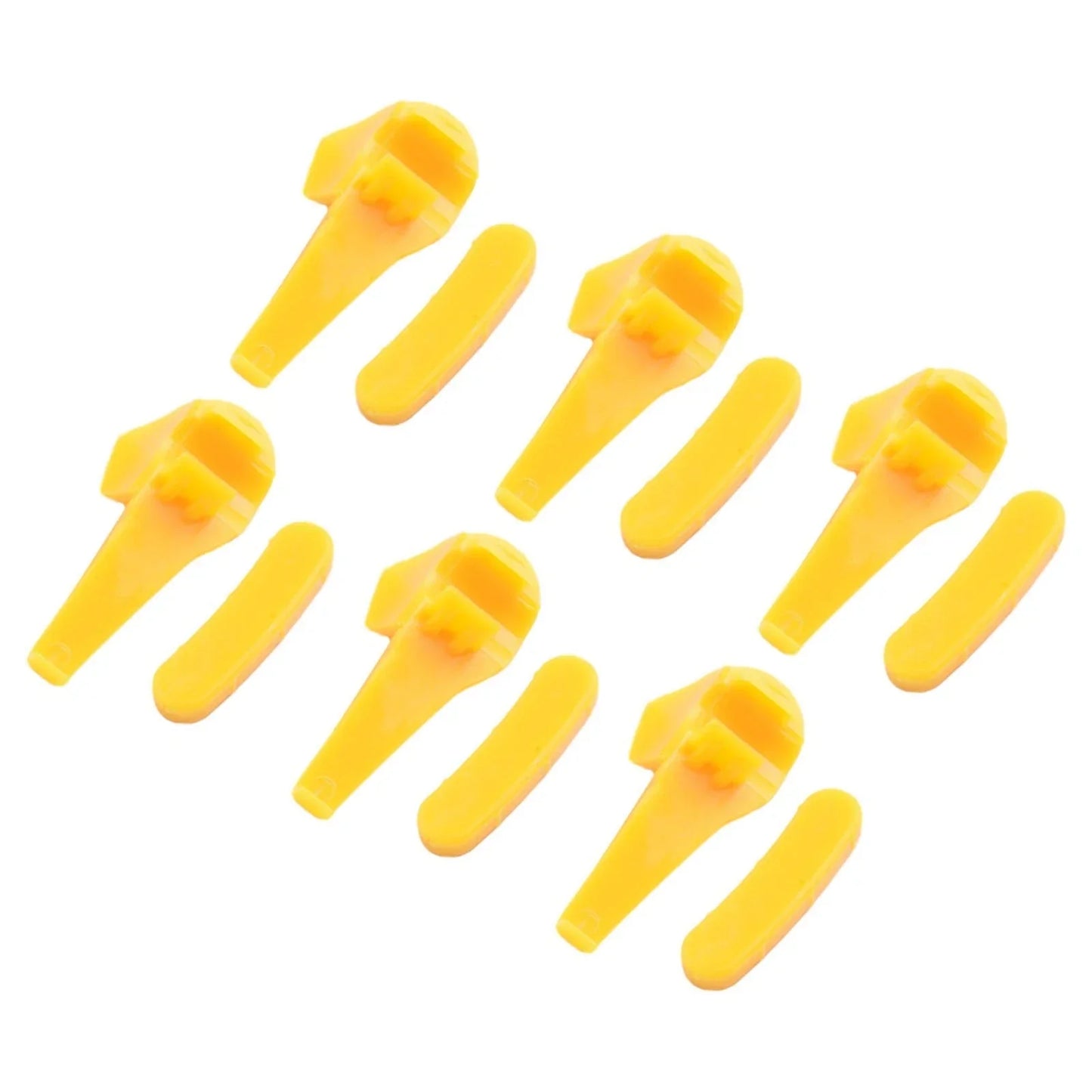 12 x Tire Changer Mount Demount Duck Head Insert Rim Protector Yellow