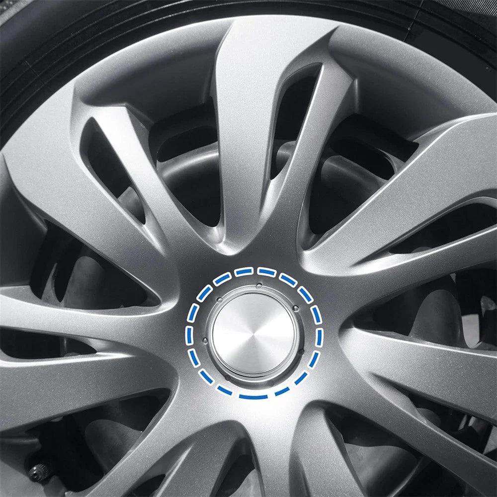 4 Pcs 60mm Chrome Wheel Center Caps for Universal Rims No Logo