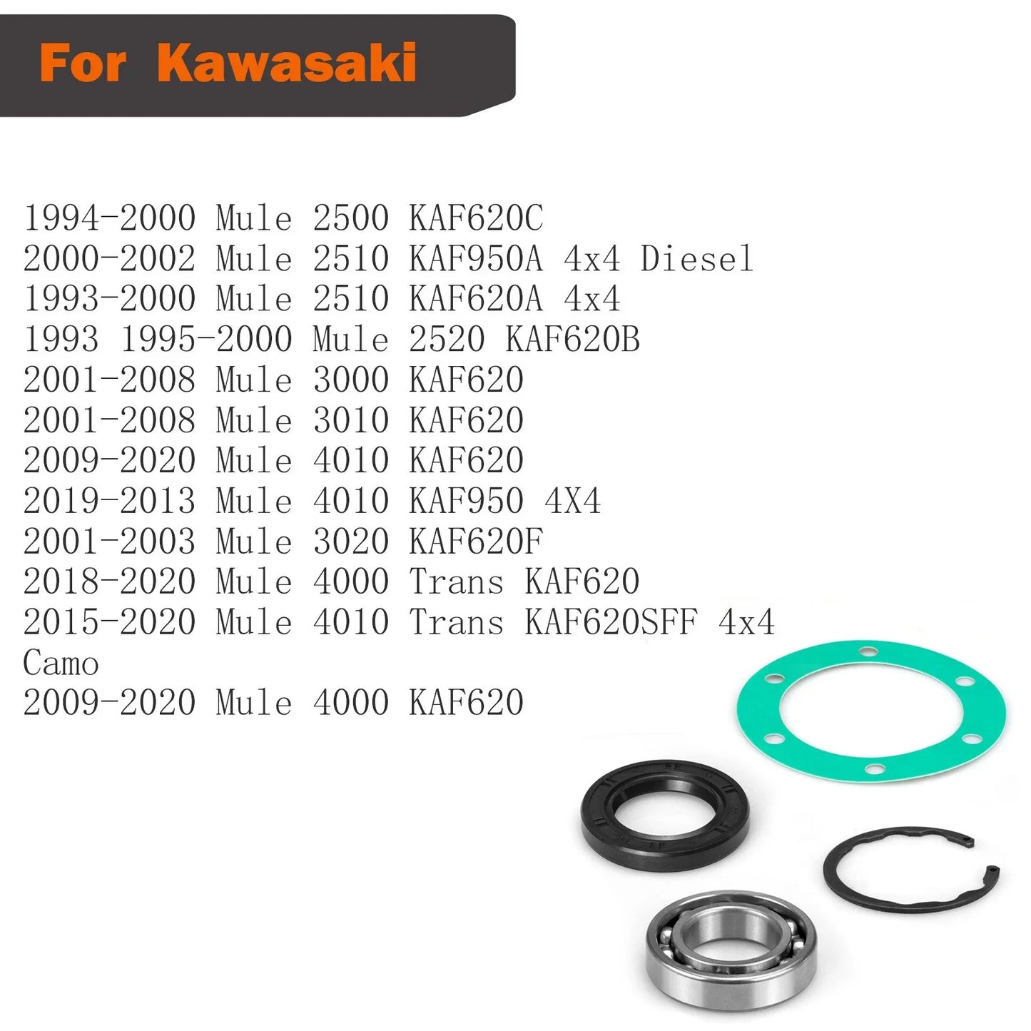 Rear Axle Bearing Seal Gasket for Kawasaki Mule 4010 (2009–2020)