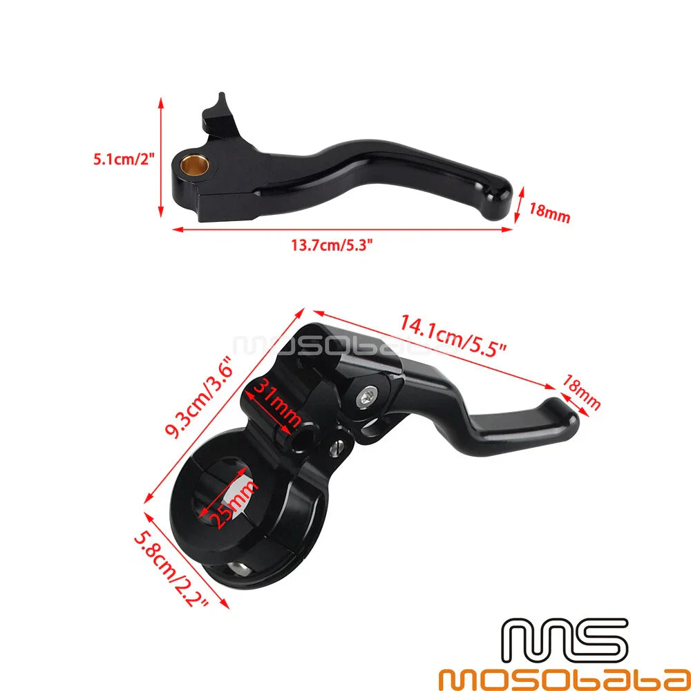 Brake Clutch Levers Kit for Harley Sportster XL1200C XL1200S (1996-2003)