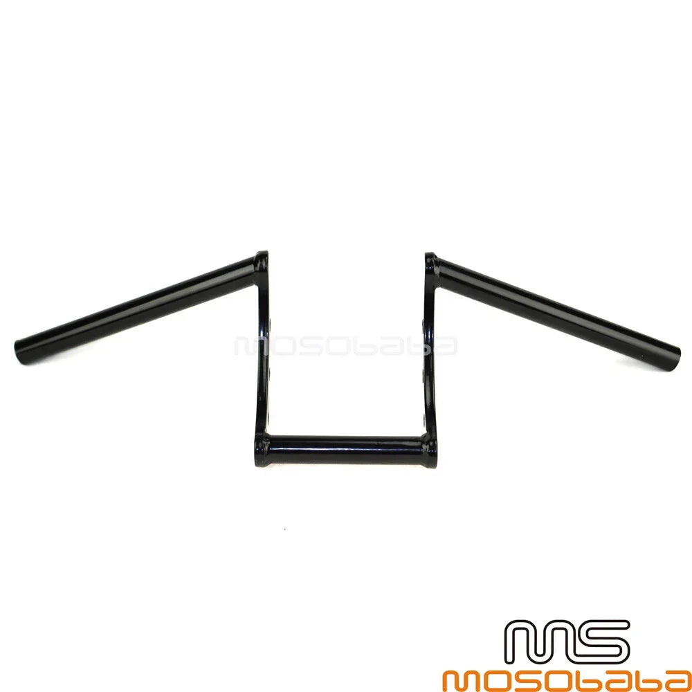 1" Black Handlebar Drag Z Bar for Harley Dyna Softail Sportster