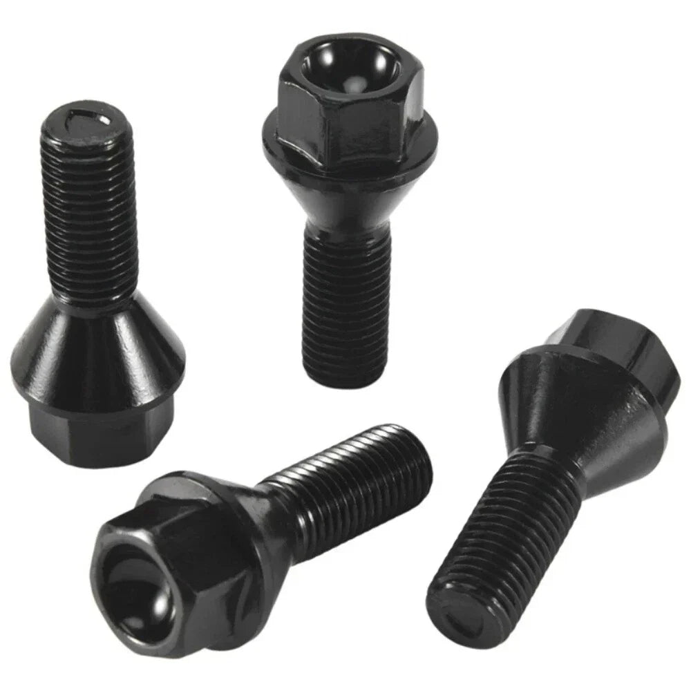 4 Pcs M1 1.5 Wheel Lug Bolts for BMW 1 3 5 6 7 8 Series X1 Z1 Z3 Z4