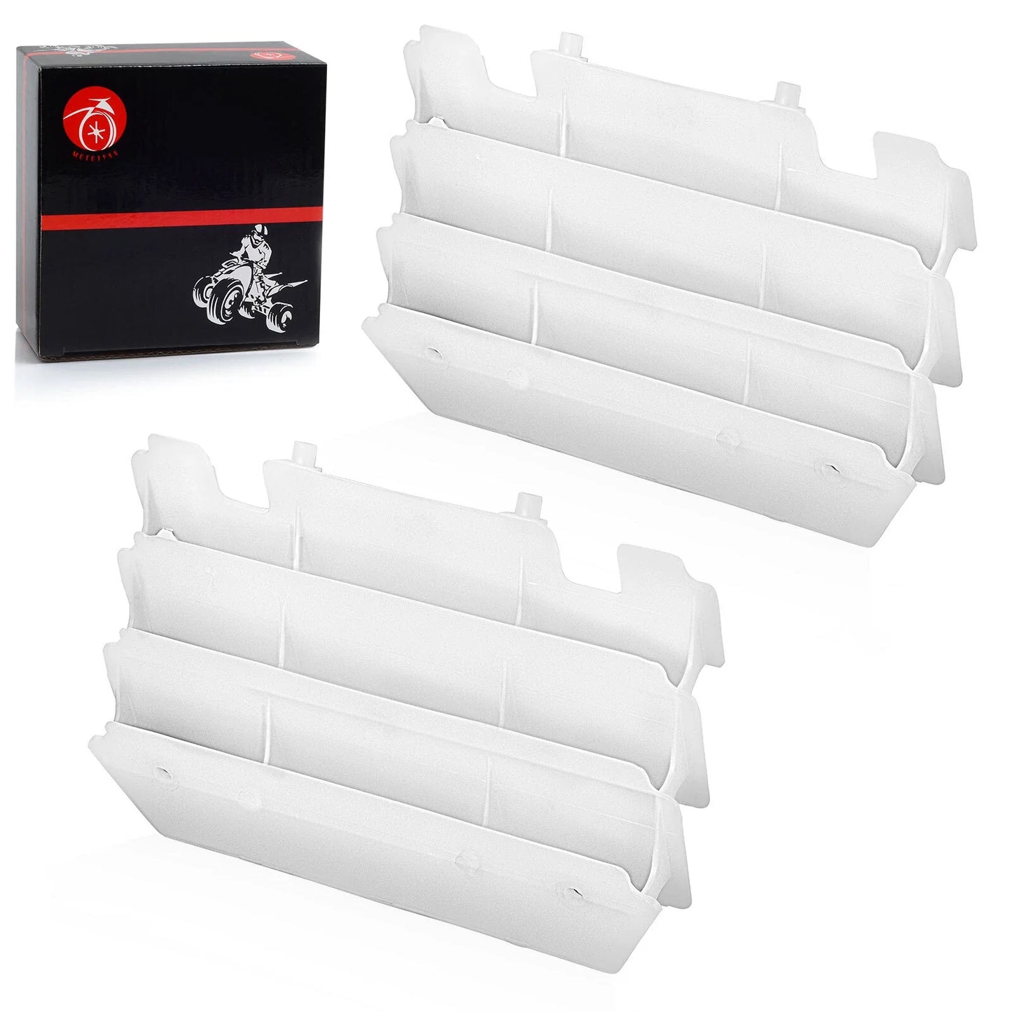2 x Radiator Covers Guard for Kawasaki KX125 KX250 (1997–2005)