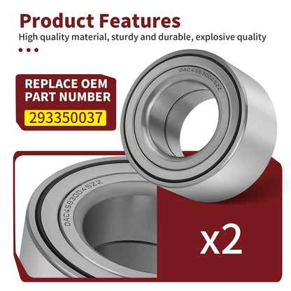 2 x Rear Trailing Arm Bearing for Can-Am Outlander (2009–2021)