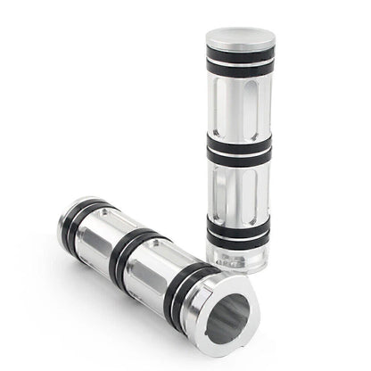 1" Aluminum Handlebar Hand Grips for Harley Sportster Dyna Softail Road King