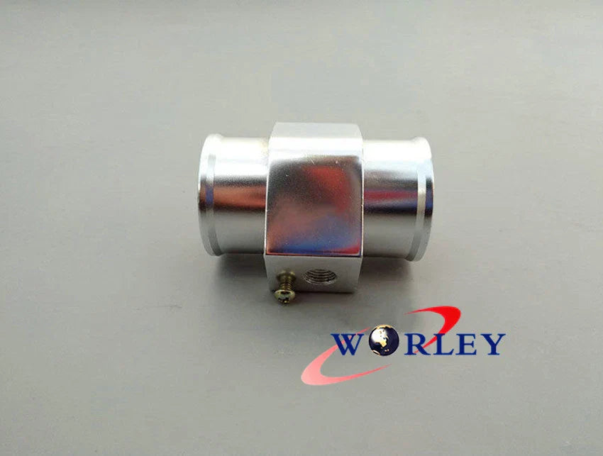 32mm Water Temp Gauge Sensor Adapter for Radiator Hose - Silver