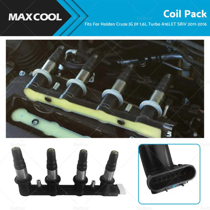 Ignition Coil Pack for Holden Cruze Barina Opel Astra 1.6L (2009-2016)