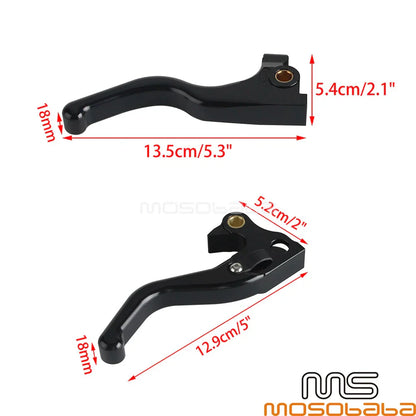 Adjustable Hand Brake Clutch Lever Kit for Harley Sportster Iron XL1200NS (14-22)
