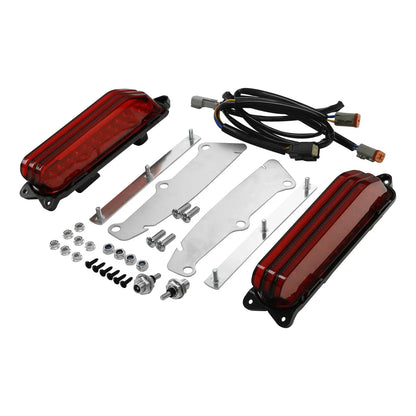 Rear Fender Fascia LED Brake Turn Tail Light for Harley Street Glide (14-24)