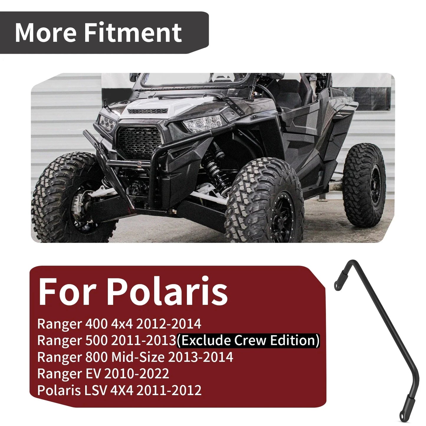 Rear Suspension Sway Bar for Polaris Ranger 800 Midsize (2013–2014)