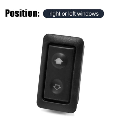 6-Pin Black Power Window Button Switch for BMW