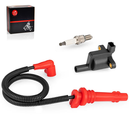 Ignition coil & Spark plug Wire Cap for Polaris Sportsman Ranger