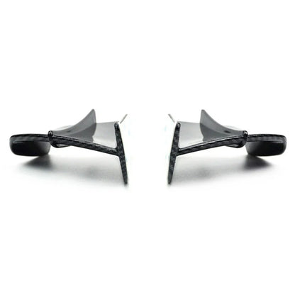 Winglets Deflector Kit Spoiler / 1 x Carbon Fiber Plastic for Motorcycle