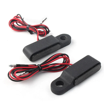 Mini LED Amber Turn Signal Blinker Lights for Motorcycle