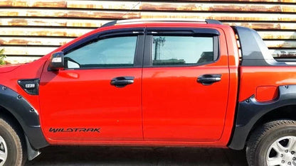 Matte Black Door Handle Cover Trim for Ford Ranger (2012-2018)