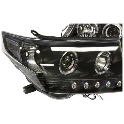 Angel-eye Projector LED Lights for Toyota Landcruiser 200 Series (2007–2015)