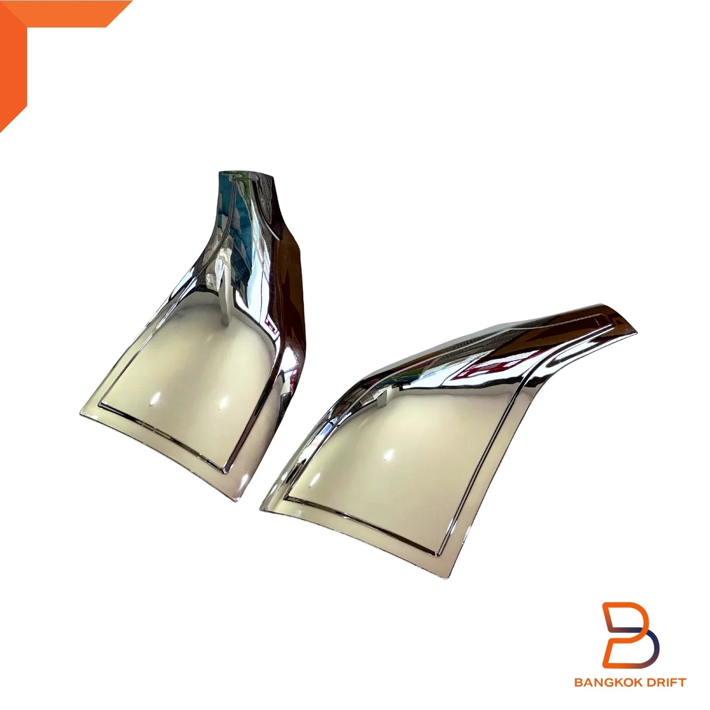 Chrome Front Side Hood Body Cover Trim for Toyota Hiace Commuter (2005-2019)