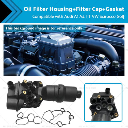 Oil Filter Housing & Gasket for VW Audi Seat 2.0 TFSI (2006-2023)