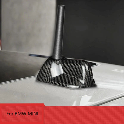 Carbon Fiber Roof Antenna Cover for BMW MINI Cooper R55 R56 (2007-2013)