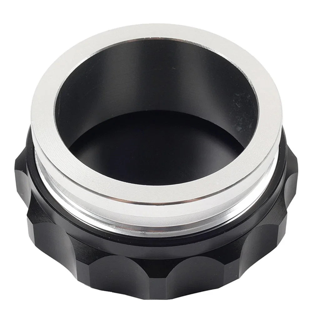 2.5" Black Aluminum Alloy Weld-On Filler Neck & Cap for Tank Cover