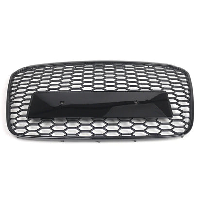 Front Bumper Mesh Grill for Audi A6 S6 C7 (2012-2015) Black