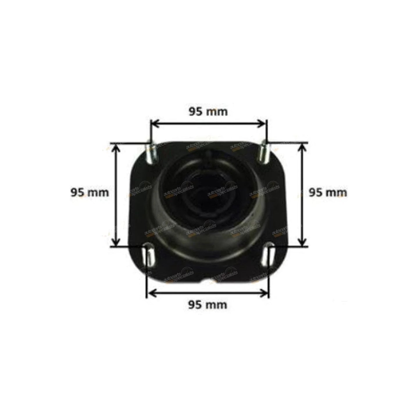 2x Front Strut Top Mounts for Ford Laser KF KH Hatchback Sedan (1990 - 1994)