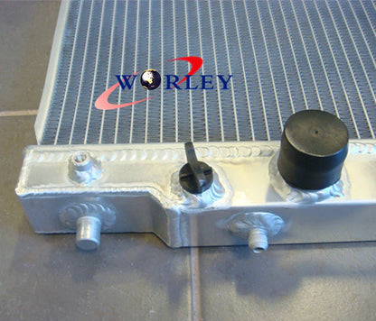 Aluminum Radiator & Fans for Toyota Corolla AE90 AE92 AE94 (1989-1994)