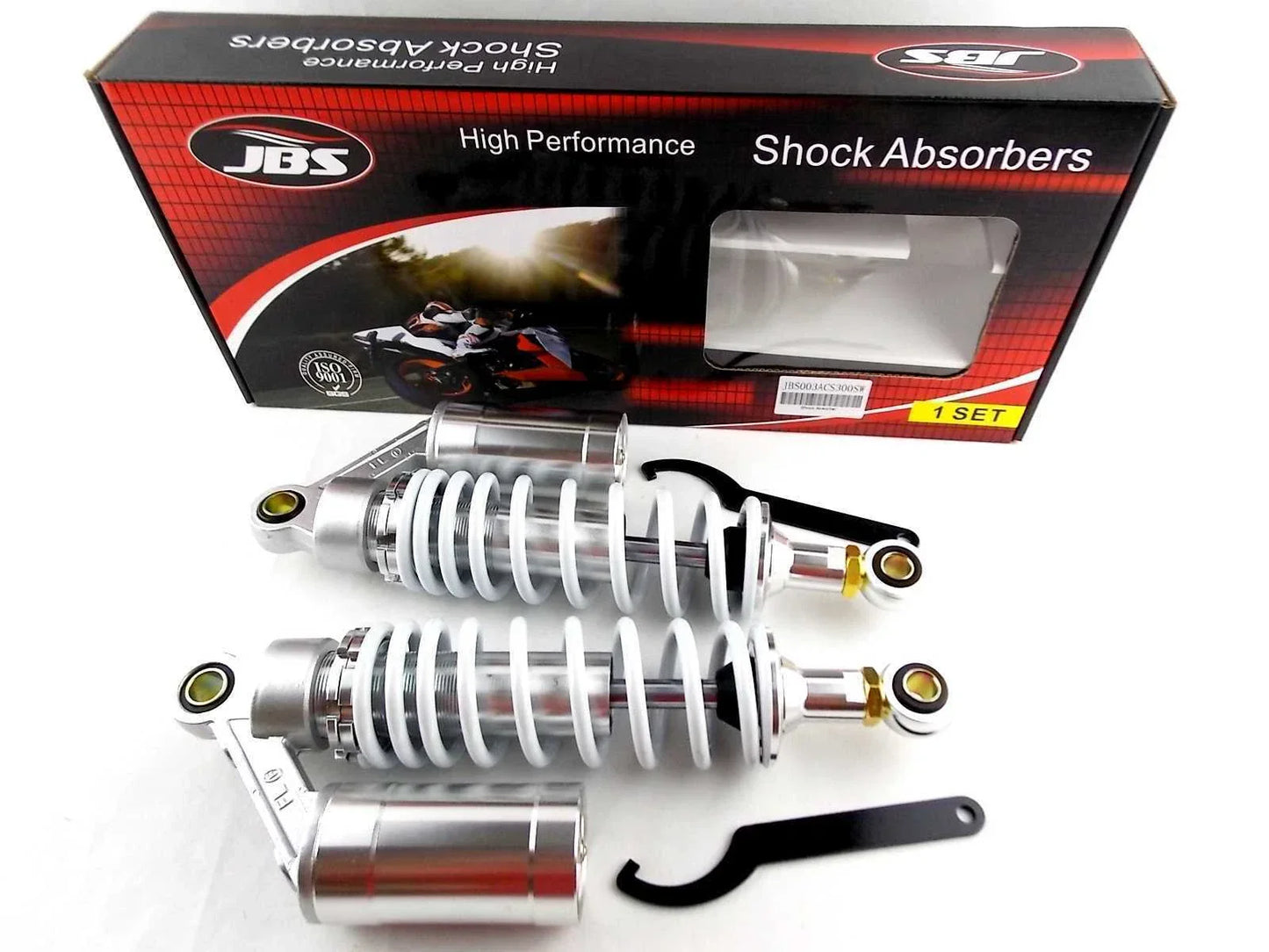 300mm JBS Rear Air Nitrogen Cell Shock Absorbers for Kawasaki EN500
