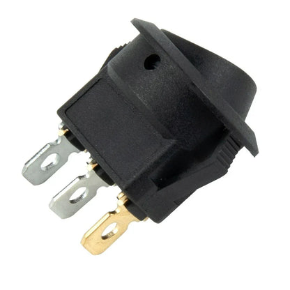 Rocker switch 10 x SPST 2-pin Red LED for Marine Boat Car RV Motorcycle