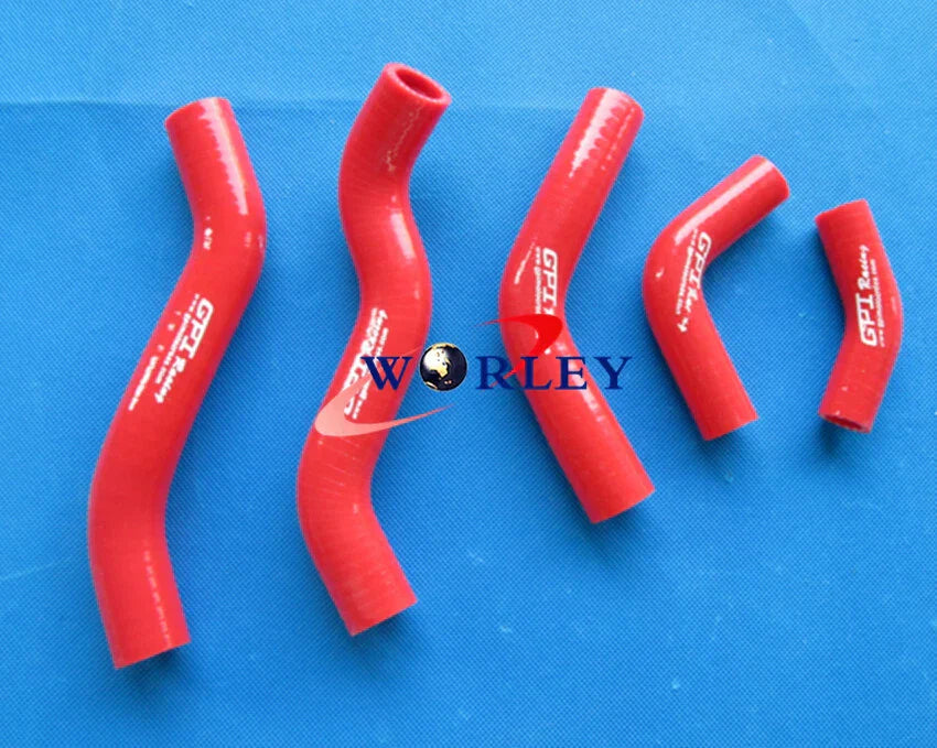 Silicone Radiator Hose for Honda CR125R 1998-1999 ( Red)